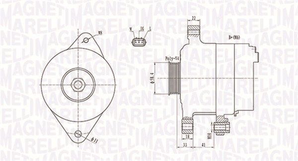 MAGNETI MARELLI Laturi 063731793010